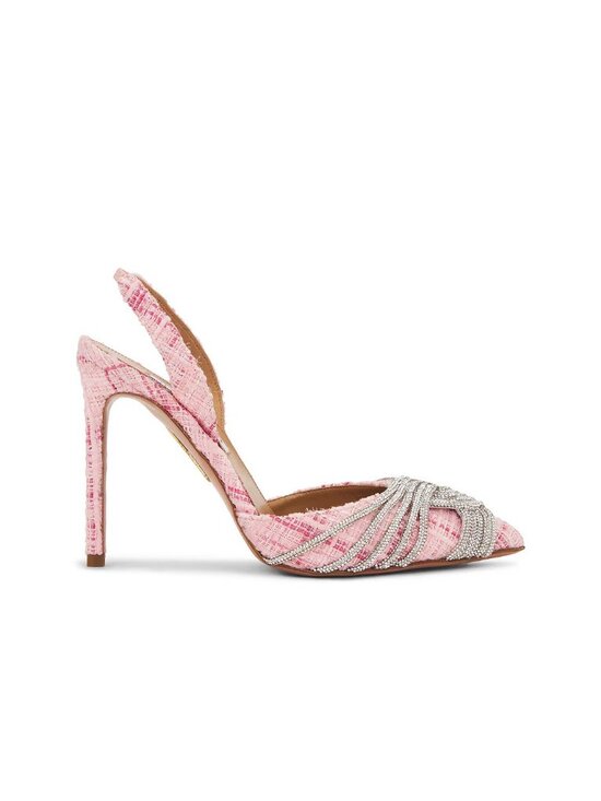 Aquazzura Shoes - Aquazzura Gatsby 105 Slingback Pump Heels Macaron Pink
